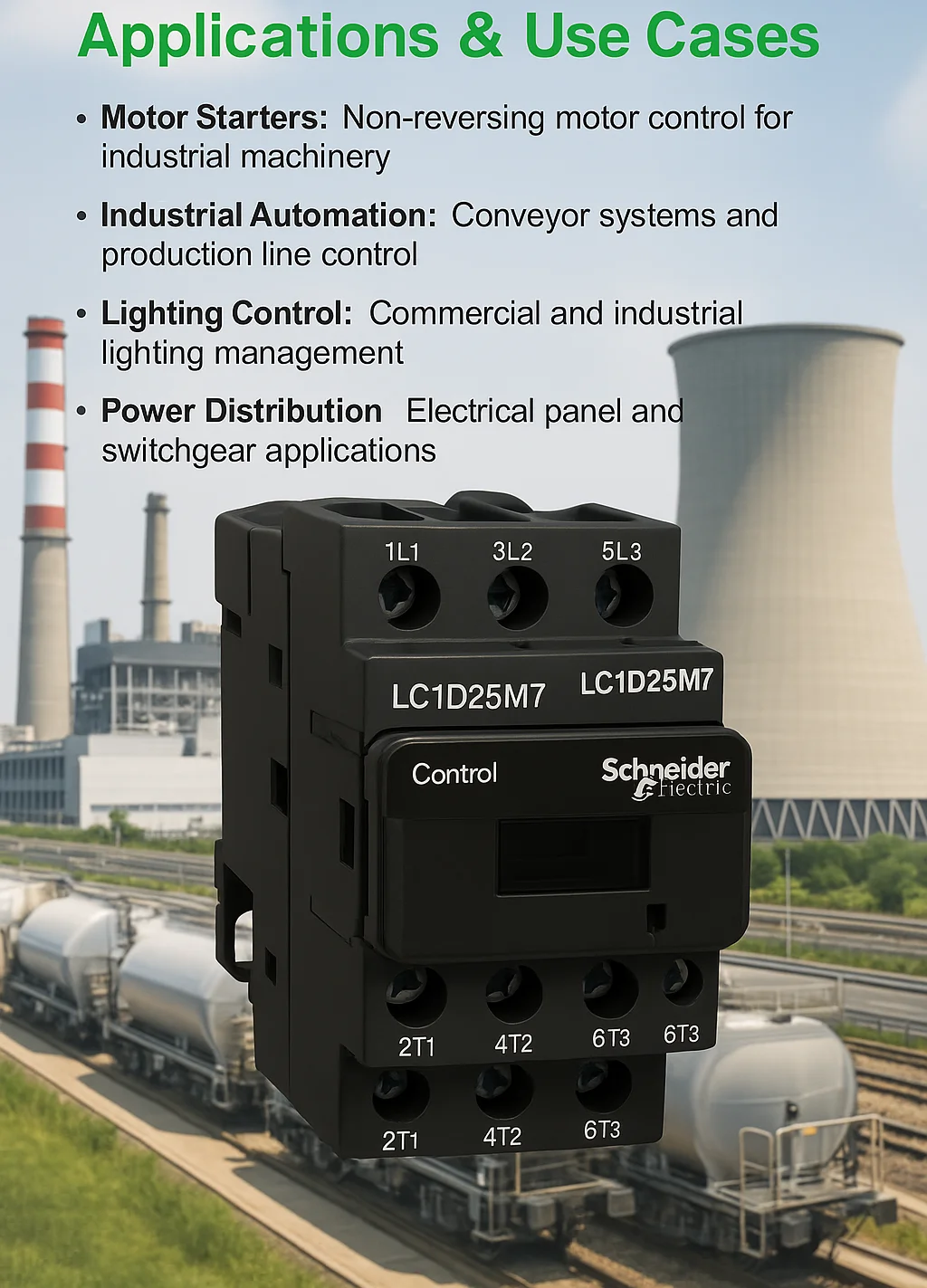 CONTACTOR SCHNEIDER 25A 220V LC1D25M7