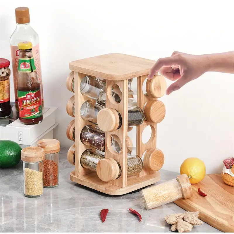 Spice Rack Rotating Shelf For Kitchen Rotating Spice Rack, 30cm