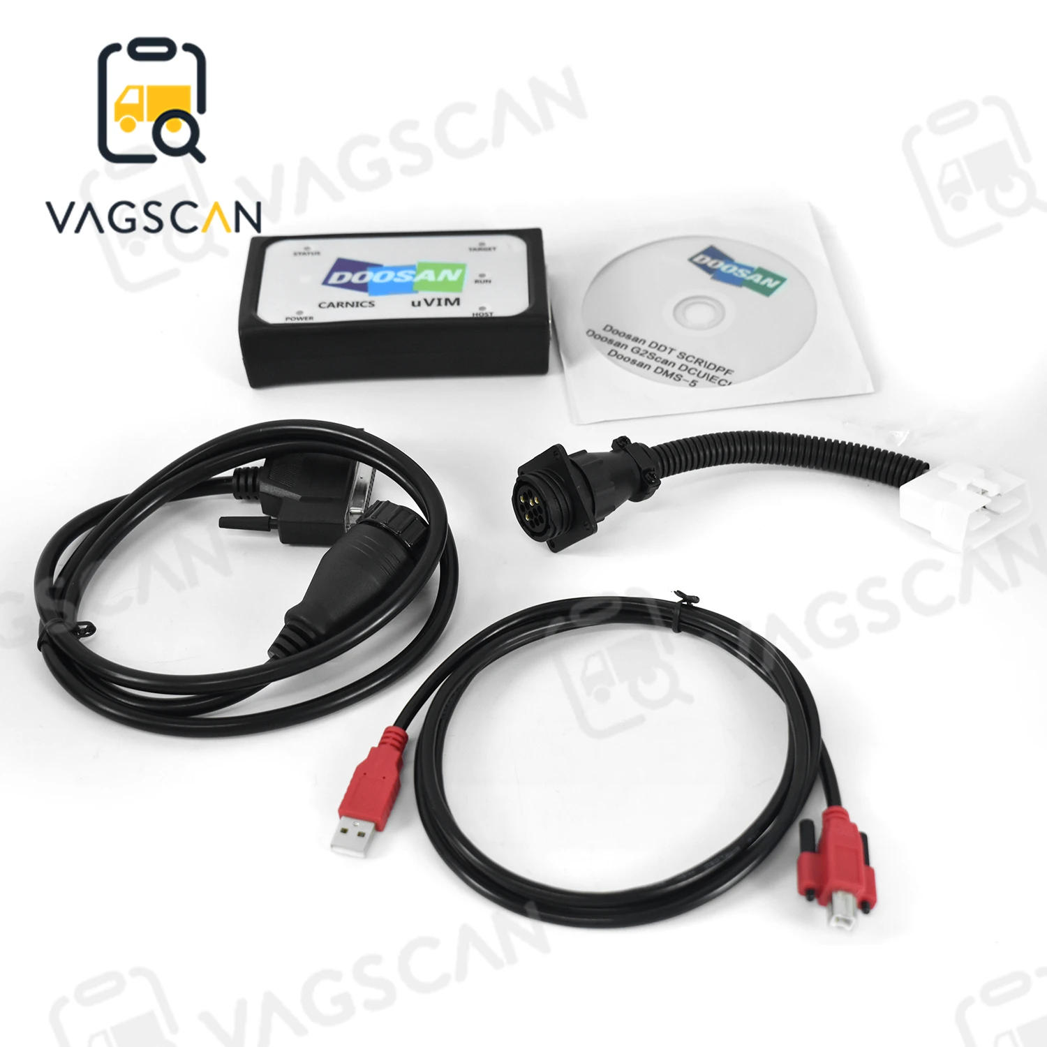 Outil Diagnostic UVIM Pour Pelle Et Chariot Doosan - Neuf - Lecteur Défauts Moteur USB