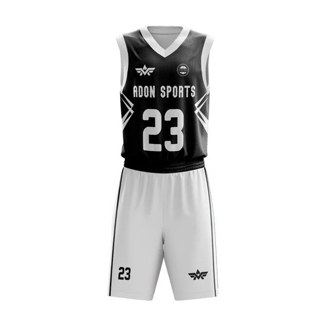 2022 High Quality Wholesale Reversible Basketball Jersey Uniform Set With Full Digital