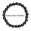 Gold sheen obsidian