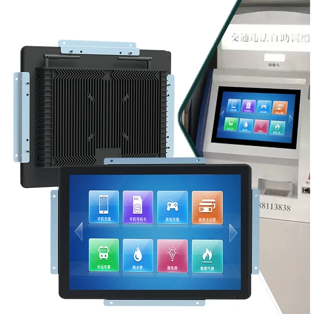 21.5 Inch Industrial USB Touch Display PCAP Panel New Outdoor Wall Mountable PC Monitor 1000 Nits LCD Touch Screen Monitor