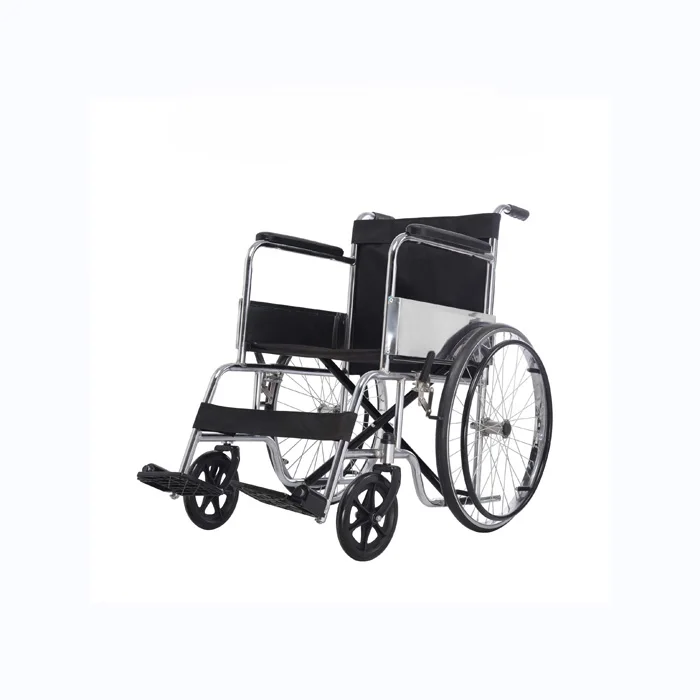Aluminum Manual Folding Wheelchair With Detachable Wheels Hospital
