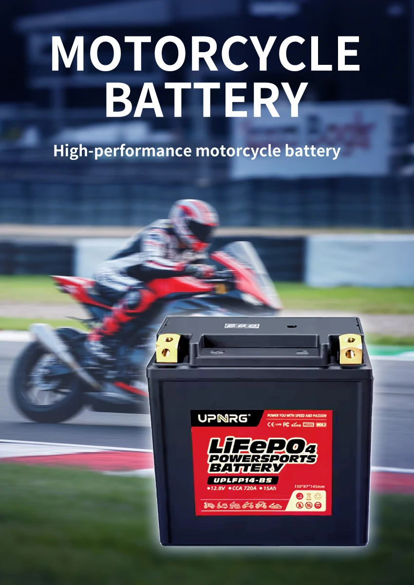 UPNRG LiFePO4 Motorcycle Starter Battery Overview