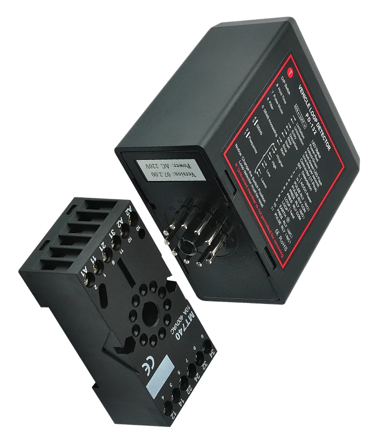 Индуктивный однопетлевой детектор для автоматического открывания ворот, парковочный барьер, 110 В/220 В