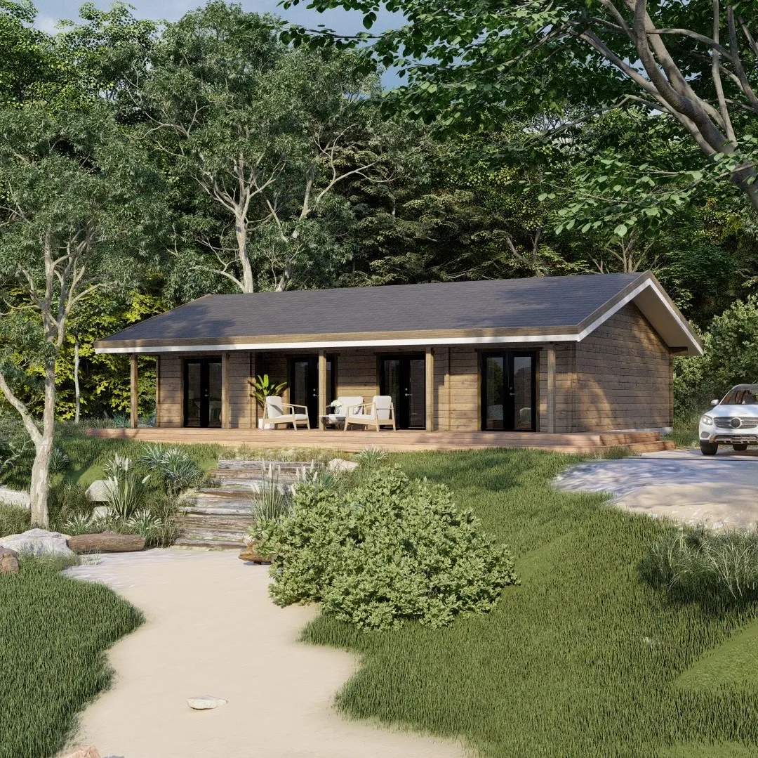 Project Johann Hybrid Log Cabin Set Direct From Production Energy