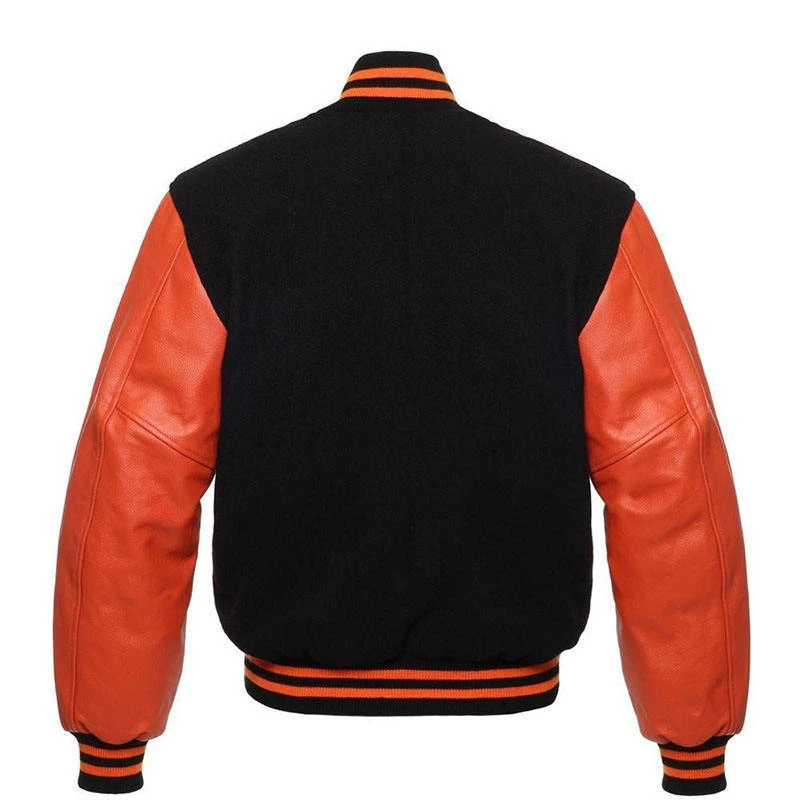 Custom Basketball Varsity Jackets College Embroidery Logo Print Wholesale  Baseball Material Pocket Jacket For Men