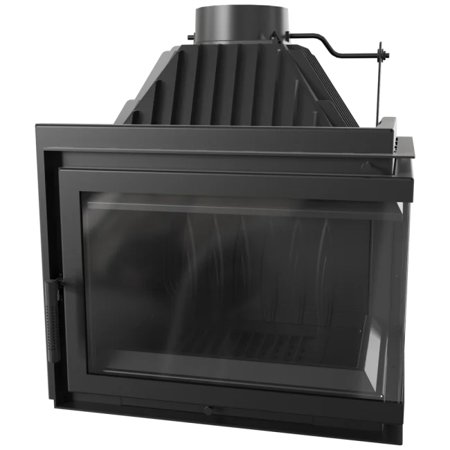 Cast Iron Fireplace Simple Rightsided 15 Kw Diameter 200 Corner