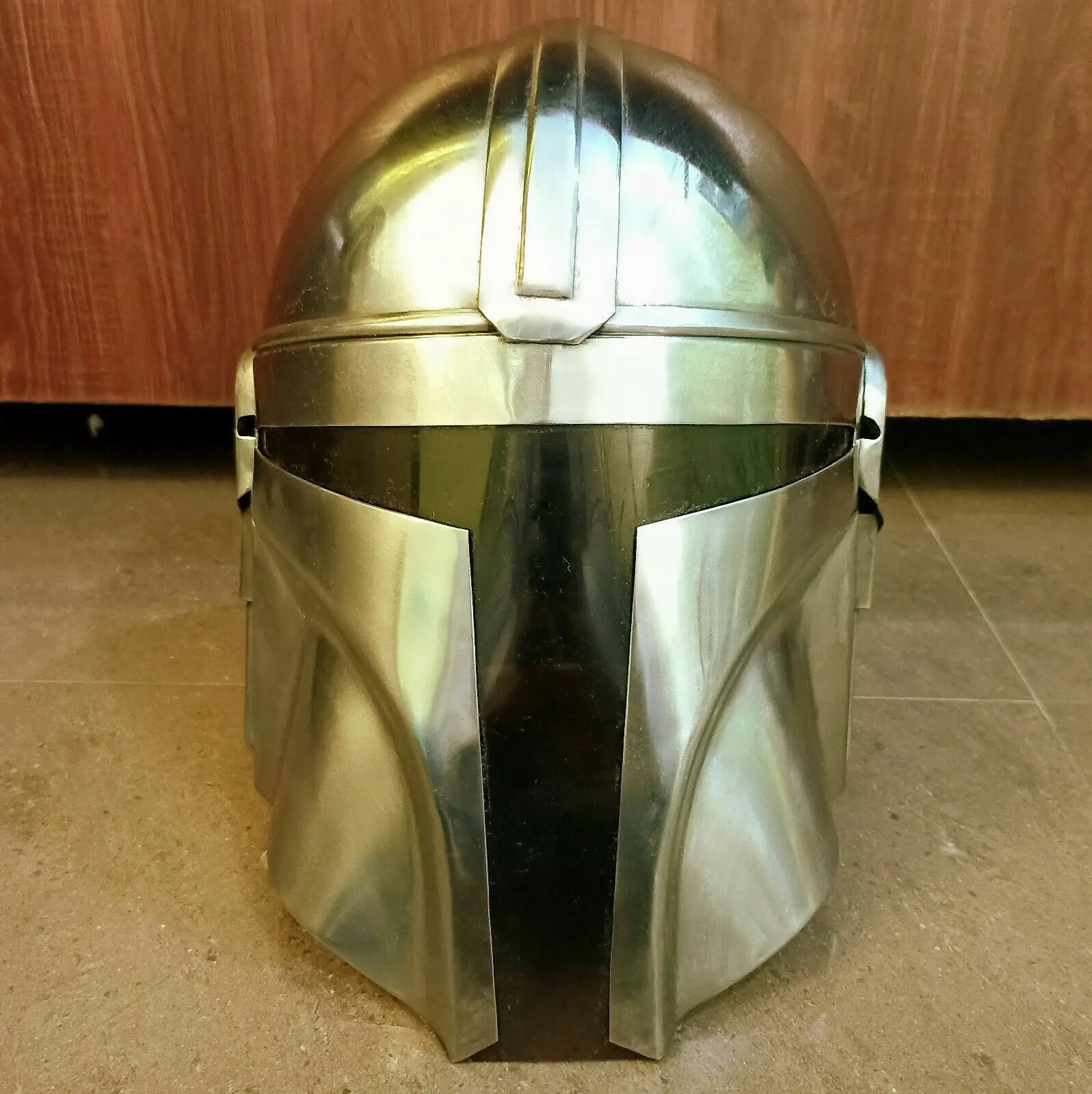 Handcrafted Steel Mandalorian Helmet With Liner Costumes/role Plays