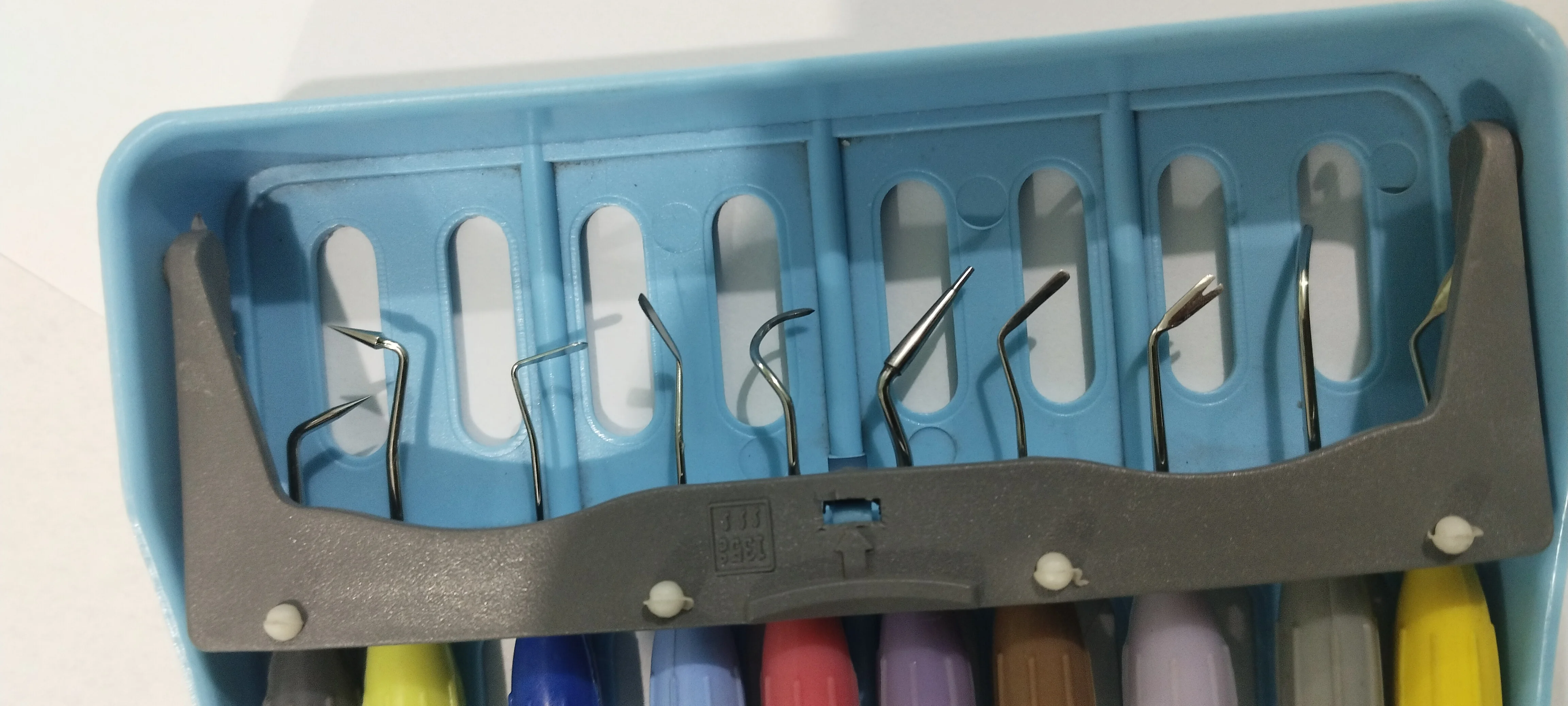 LM Arte Composite Filling Instruments Set of 10 with Cassette Dental Products Composite Silicone Filling Instruments Set