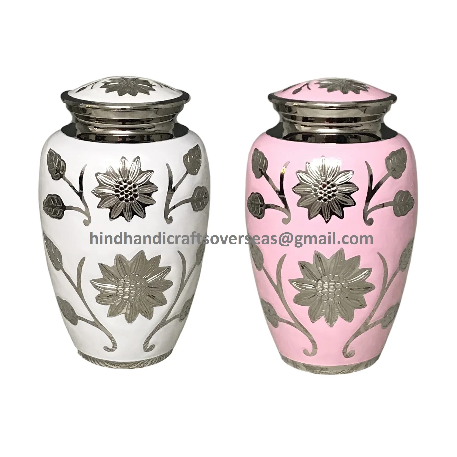 Aluminium Urne Für Asche - Handgefertigte Beerdigungsurne Erwachsene