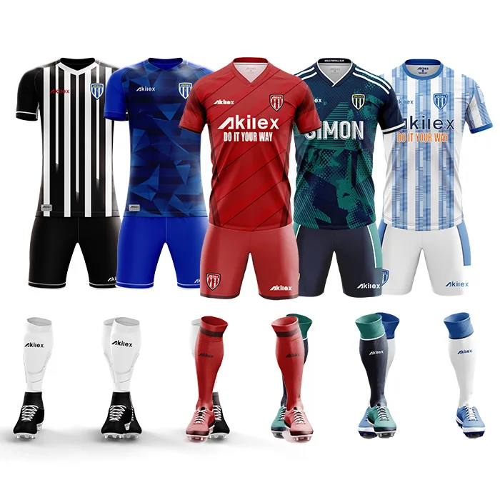 Custom Your Logo Original Football Uniform Kit Full Set 2024 Hot Clubs ...