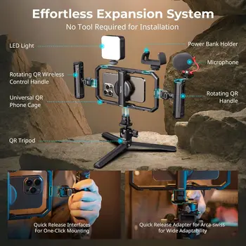 SmallRig All-in-One Mobile Phone Video Audio Opto Suite Full quick dismantle Professional Edition 4704 detail image