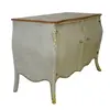 Antique Grey & Wood Stain Painted