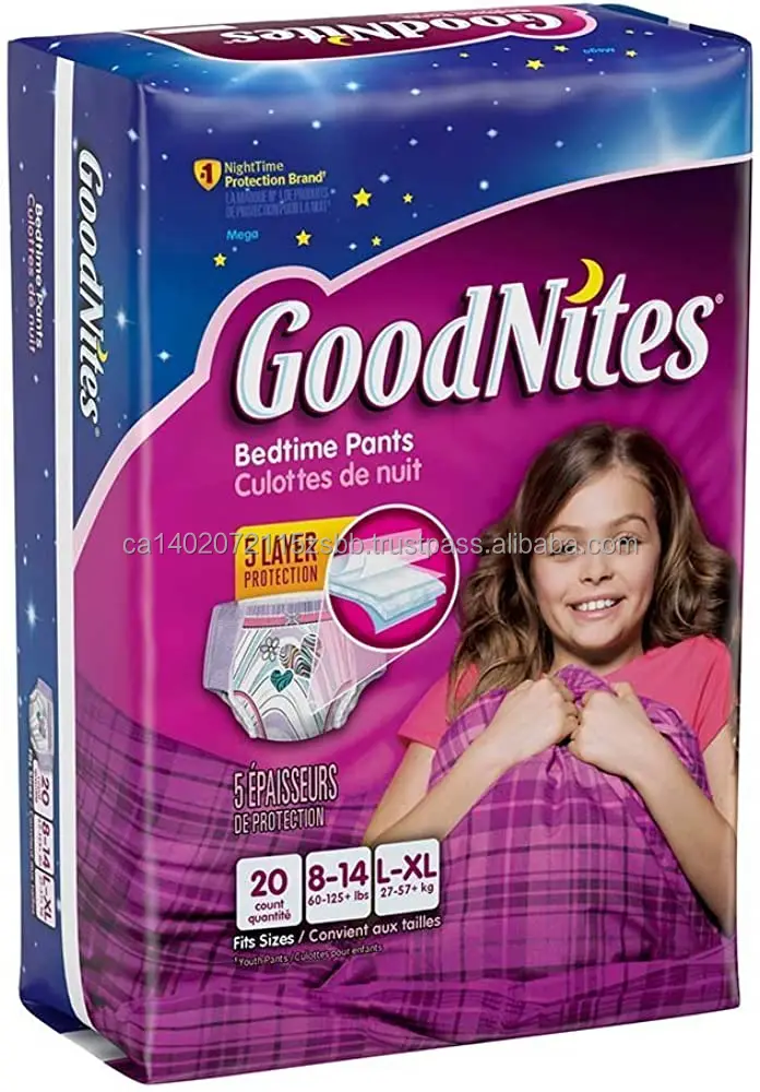 Goodnites Training Pants Kids Bedwetting Nighttime Underwear Size S/m Goodnites Training Pants Kids Bedwetting Nighttime Underwear Size S/m