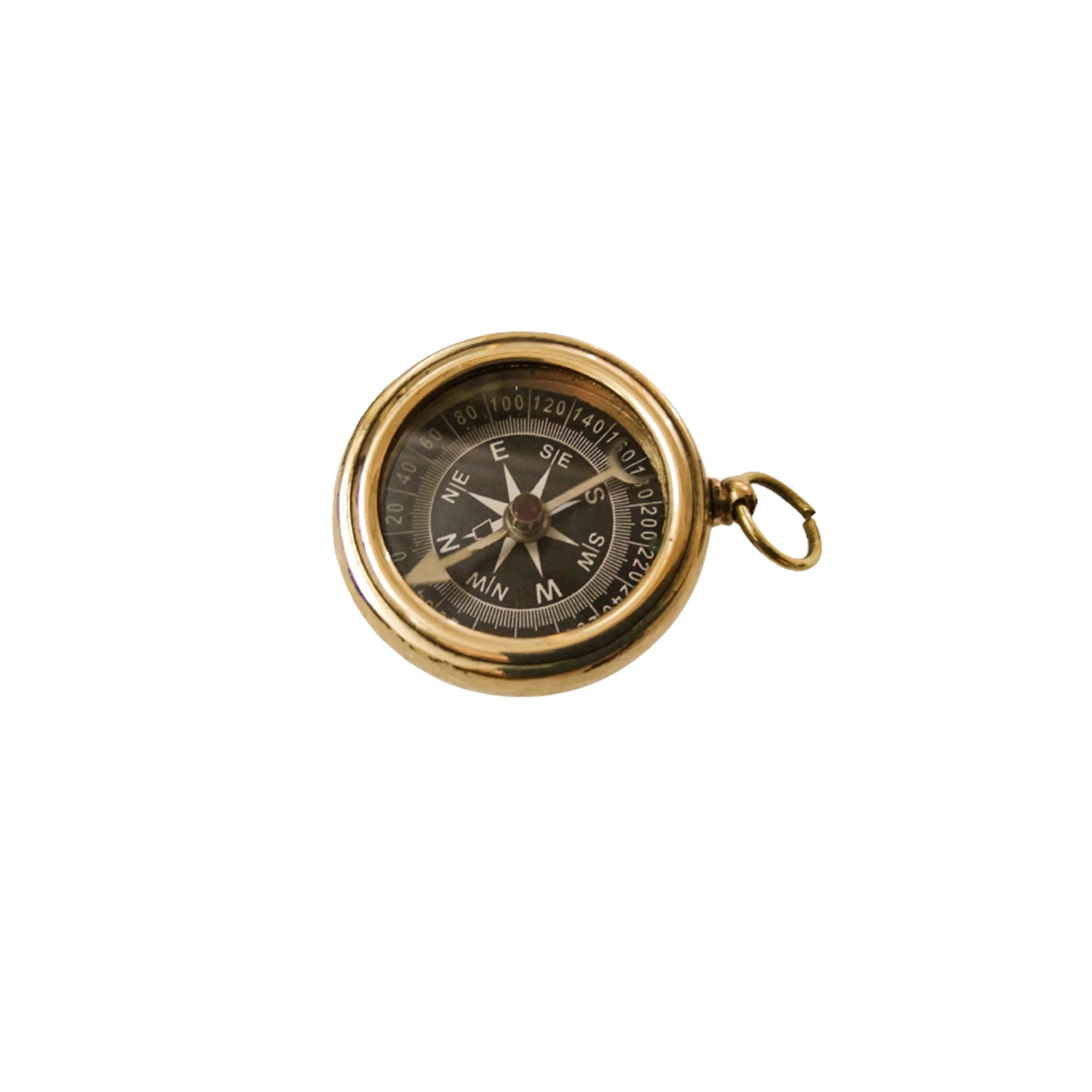 Solid Brass Titanic White Star Lines Pocket Compass