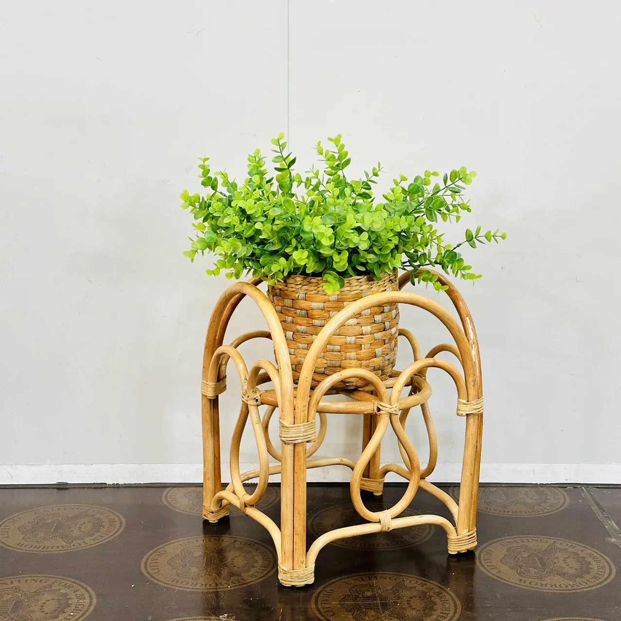 Best Seller 2023!!! Rattan Plant Stand And Flower Pot,Plant Pot,Garden