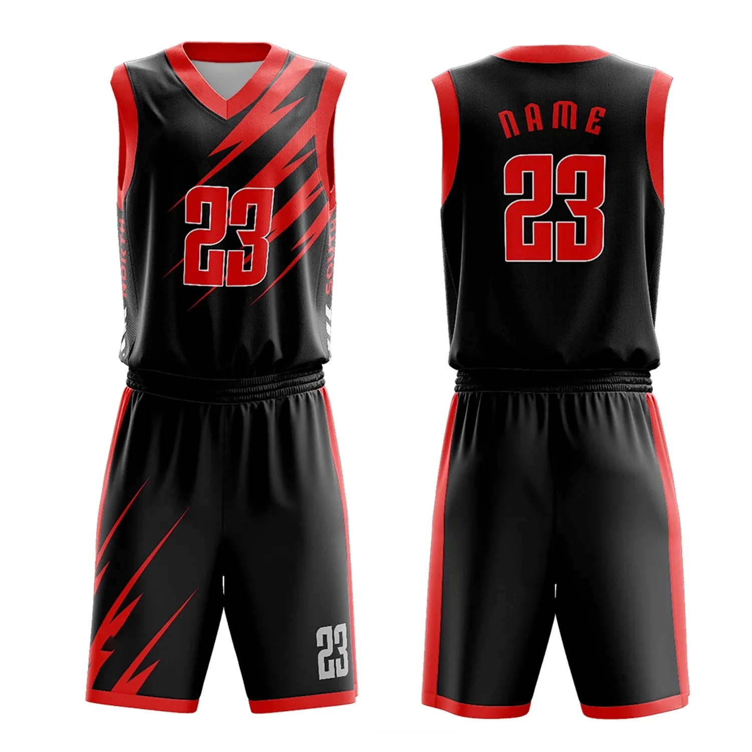 Wholesale quality basketball wear set uniform cool design mens