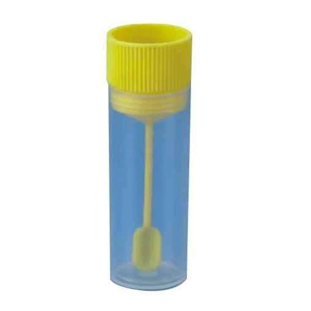 Stool Container with Spoon 25ml Disposable and Graduated Plastic Specimen Cup Urine Collector Radical
