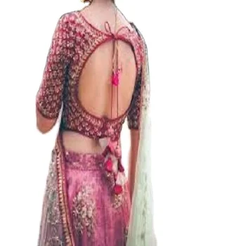 latest saree blouse designs designer wear saree blouses matching with different contrast of saree indian wear