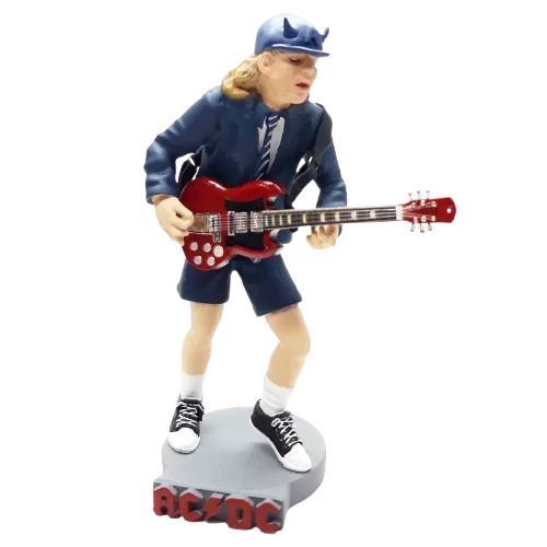 AC/DC アクションフィギュア アンガス・ヤング 18cm ギター付き