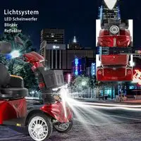 DOTMALL ZVGREEN-S25 Electric Scooter Durable Electric Mobility Roller with Swivel Seat and Electromagnetic Brake