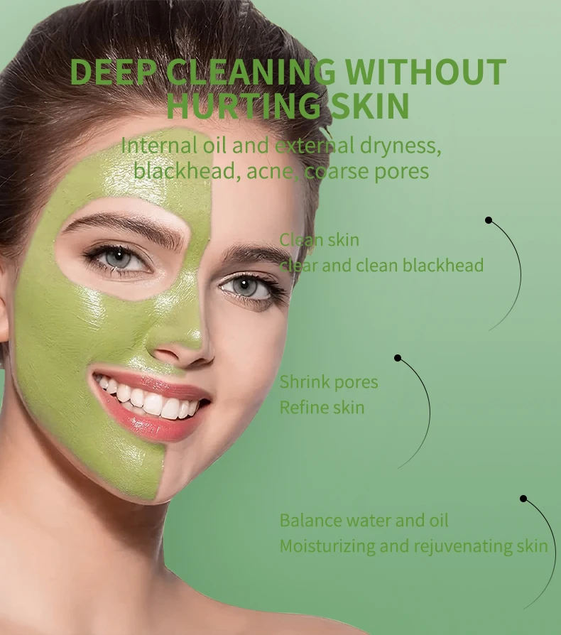 Wholesale Remove Blackhead Facial Clay Mud Solid Oil Control Deep