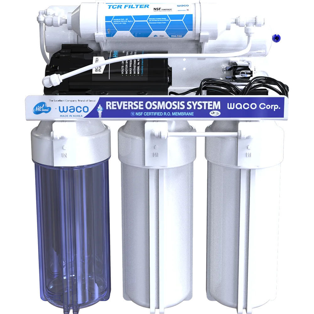 WACO Undersink Purifier RO Filter System for Home Water Purifier HR 800 Series Made in Korea