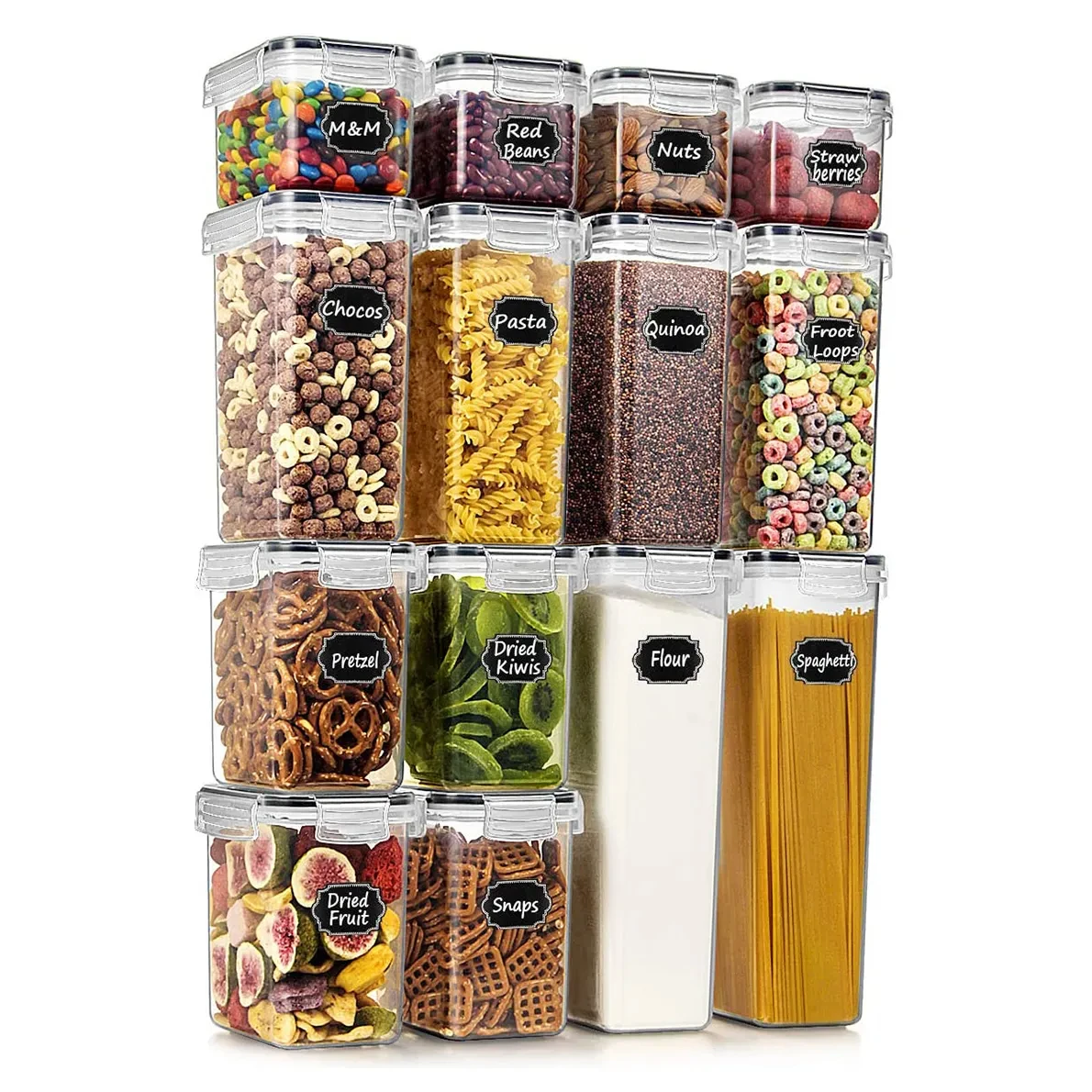 Crofton Storage Containers Plastic House Canister Sets For Kitchen ...