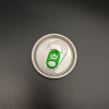 #202 half open lids with green ring pull