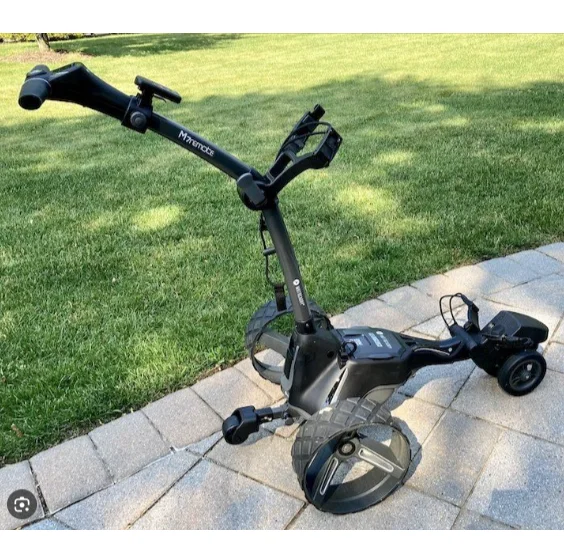 Motocaddy M7 Foldable Golf Cart with GPS Portable Remote Control & Lithium Battery Caddy Push Function GPS Golf Trolleys