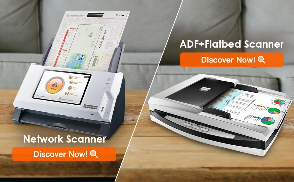 Document Scanner Desktop High Speed Duplex Color Scanner,A4 / A3