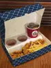 Caja personalizada con vasos para salsas