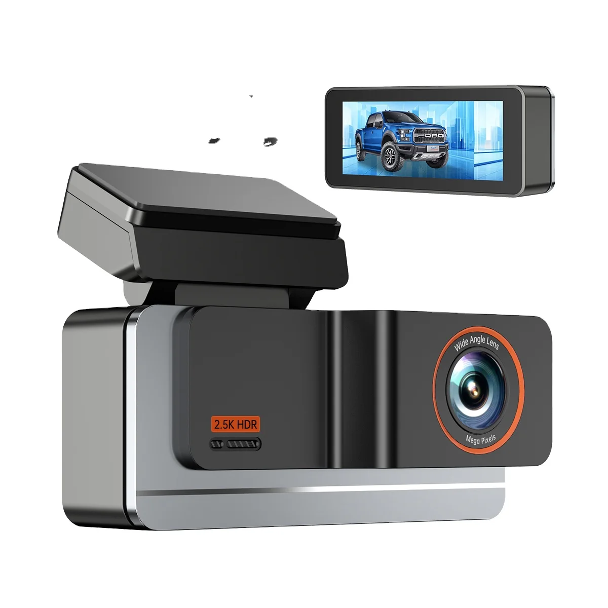 Dual Dash Camera 4K ADAS System Mini Vehicle Recorder with GPS - Main Image