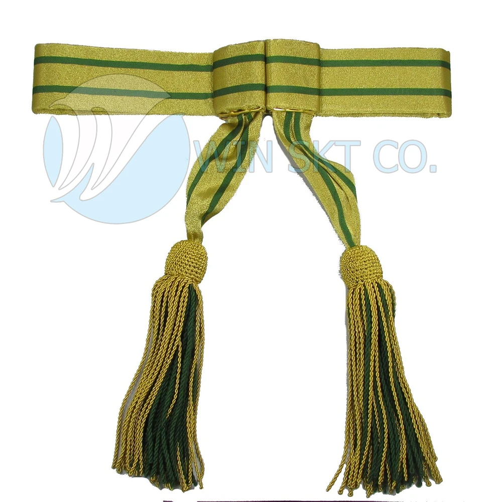 Pakistan Manufacture Uniforms Sash In Adjustable Sizes Customized Style