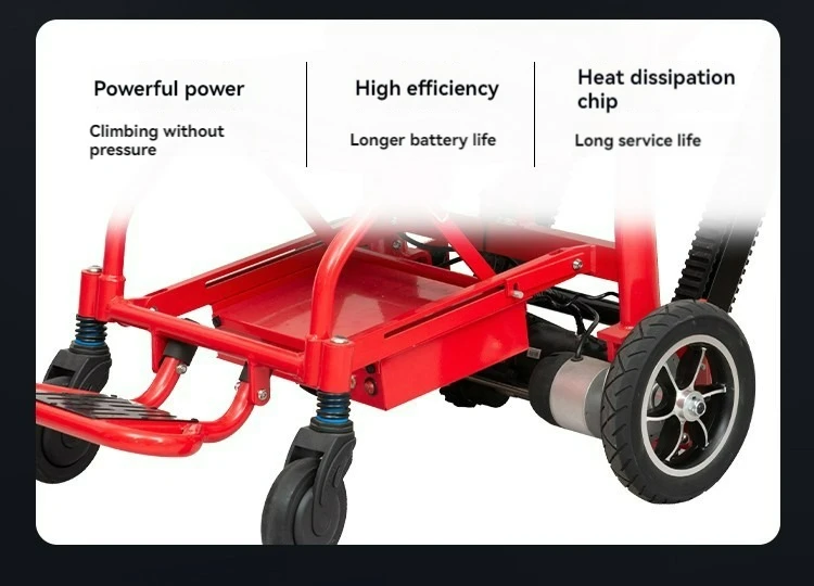 product portable wheelchair trolley with crawler climbing stair function for disabled individuals rehabilitation equipment-52