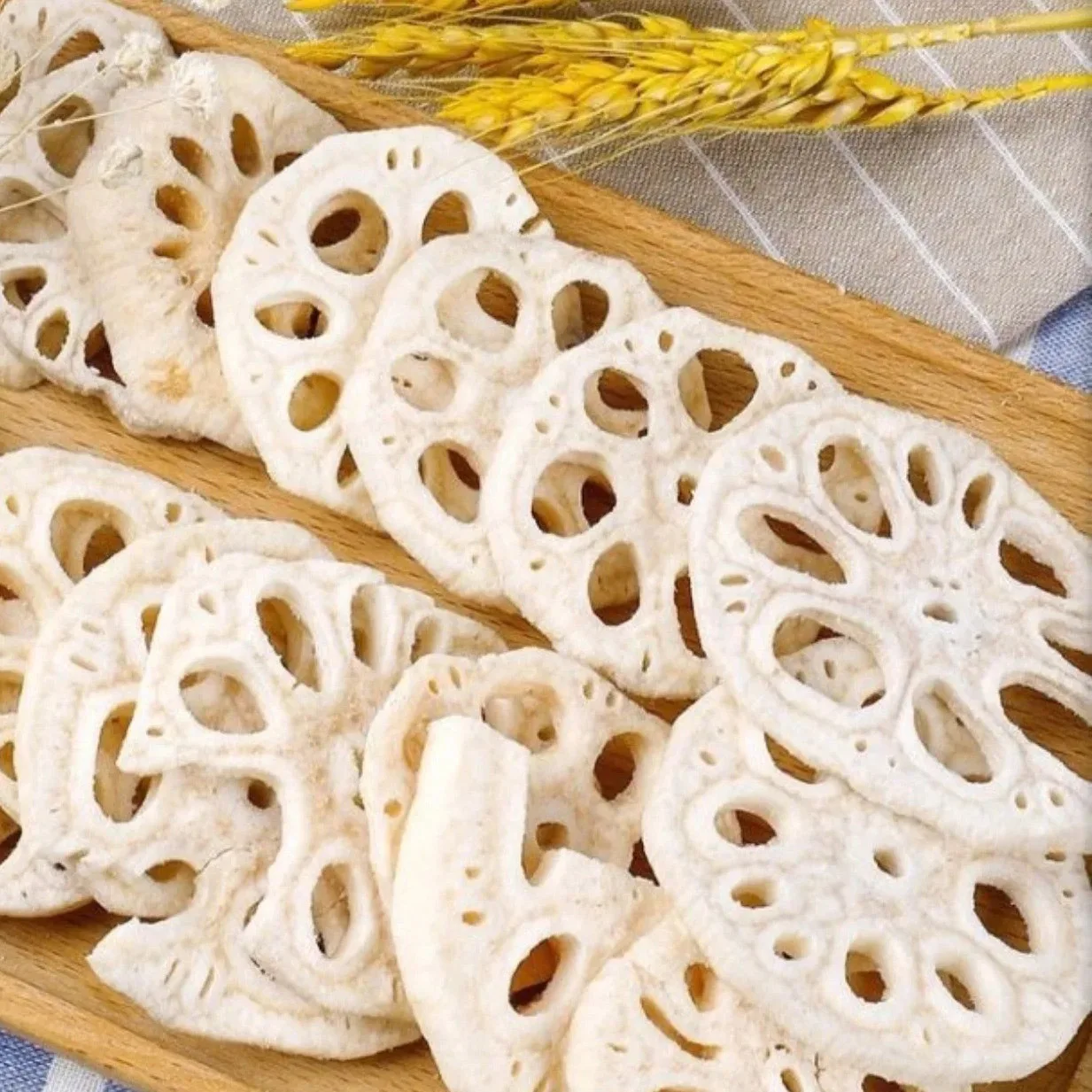 Cheap price dry lotus roots slices wholesale dried lotus root chip for export from top supplier