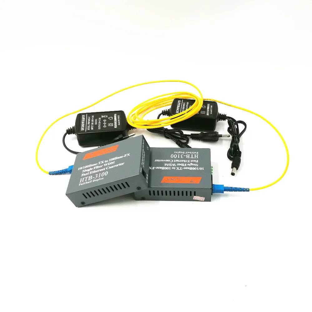 10/100m 20KM with RJ45 netlink HTB-3100AB fiber optic media converter