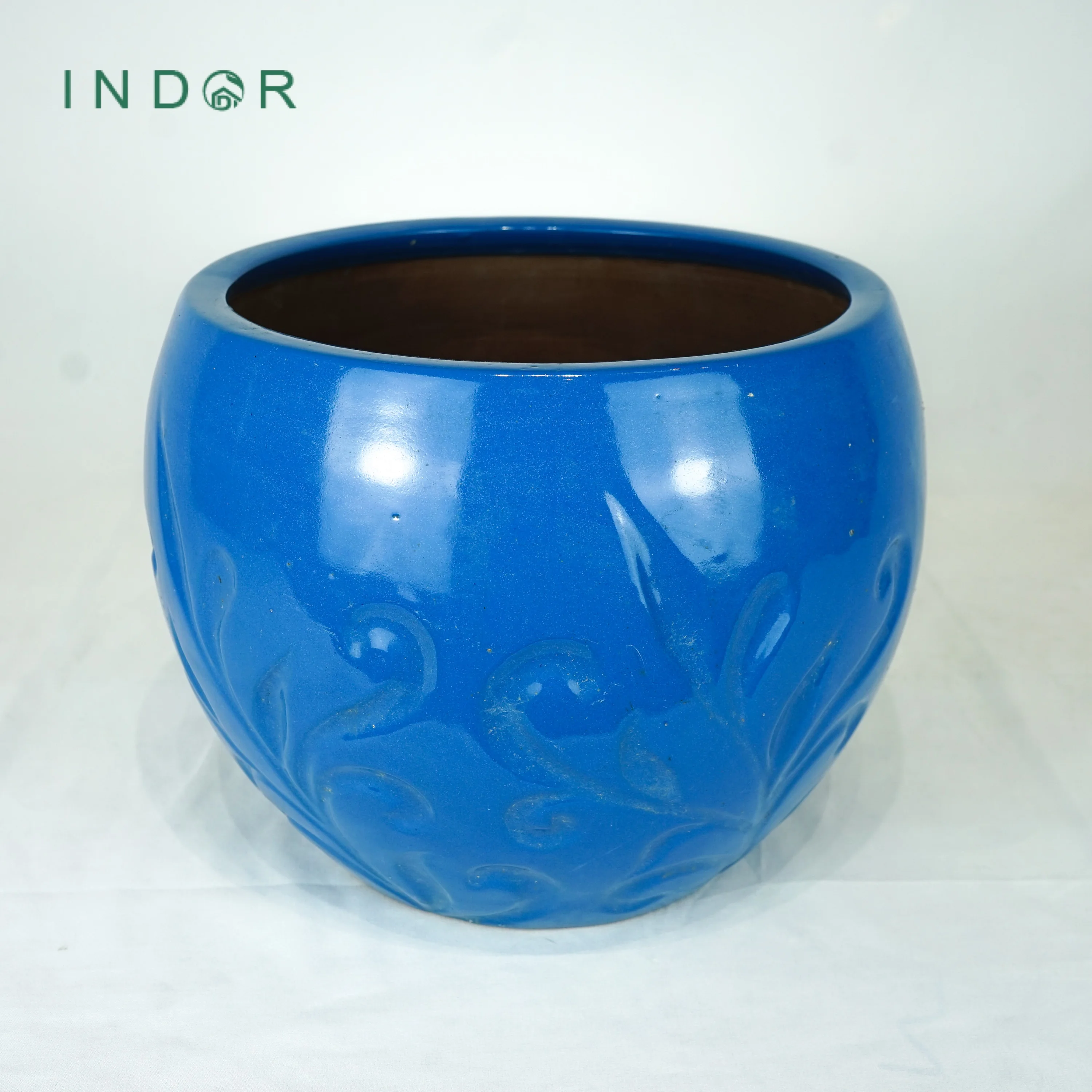 Customized Logo Vietnam Origin Mediterranean Design Style Glazed