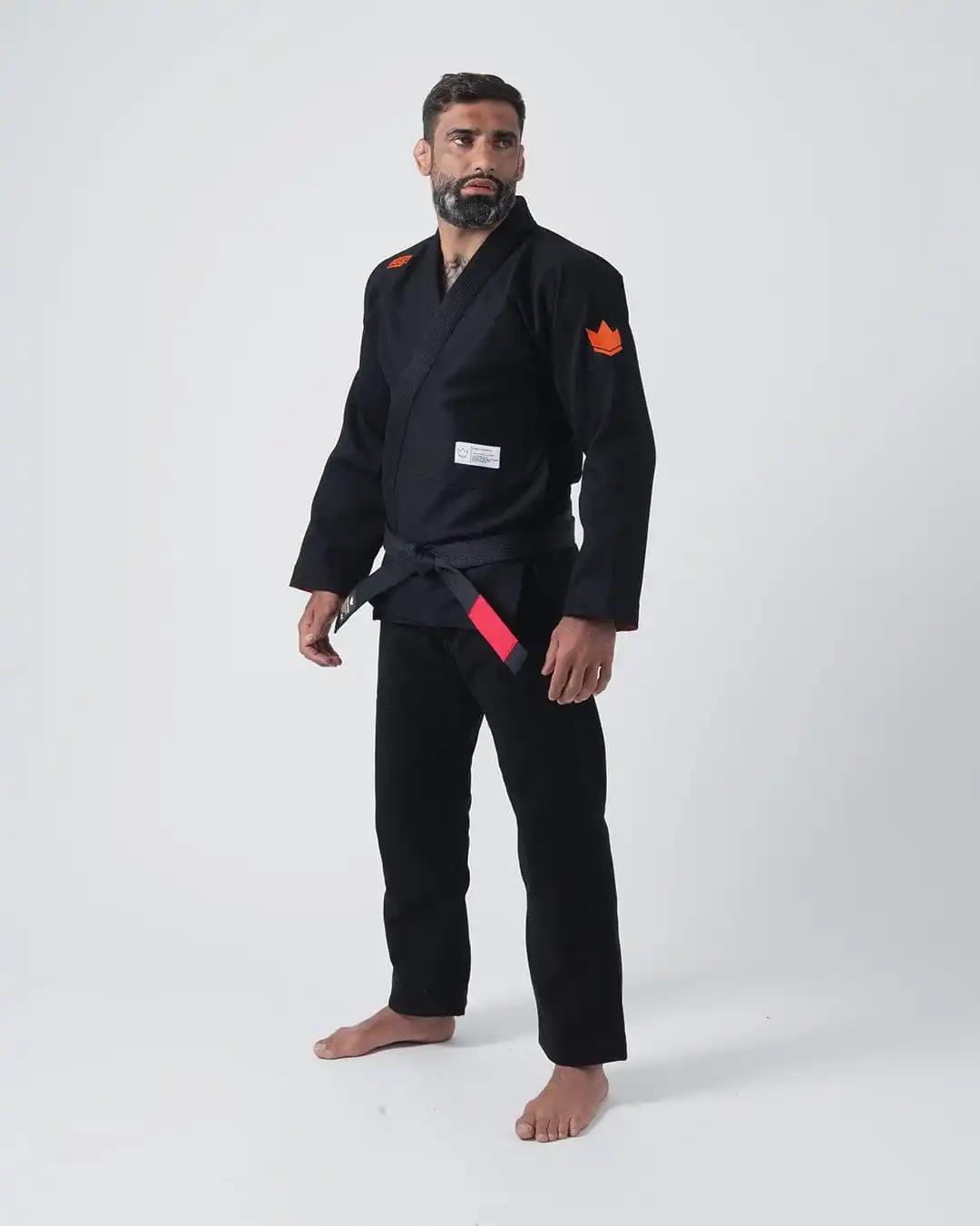 High Quality Pearl Weave Black Bjj Kimono / Black Bjj Gis High Quality
