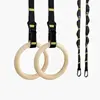 Couleur bois (anneau) + noir/jaune (bracelet)