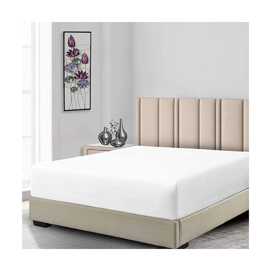 Wholesale Plain White 100 Cotton Hotel Bed Sheet Sets Customize Size