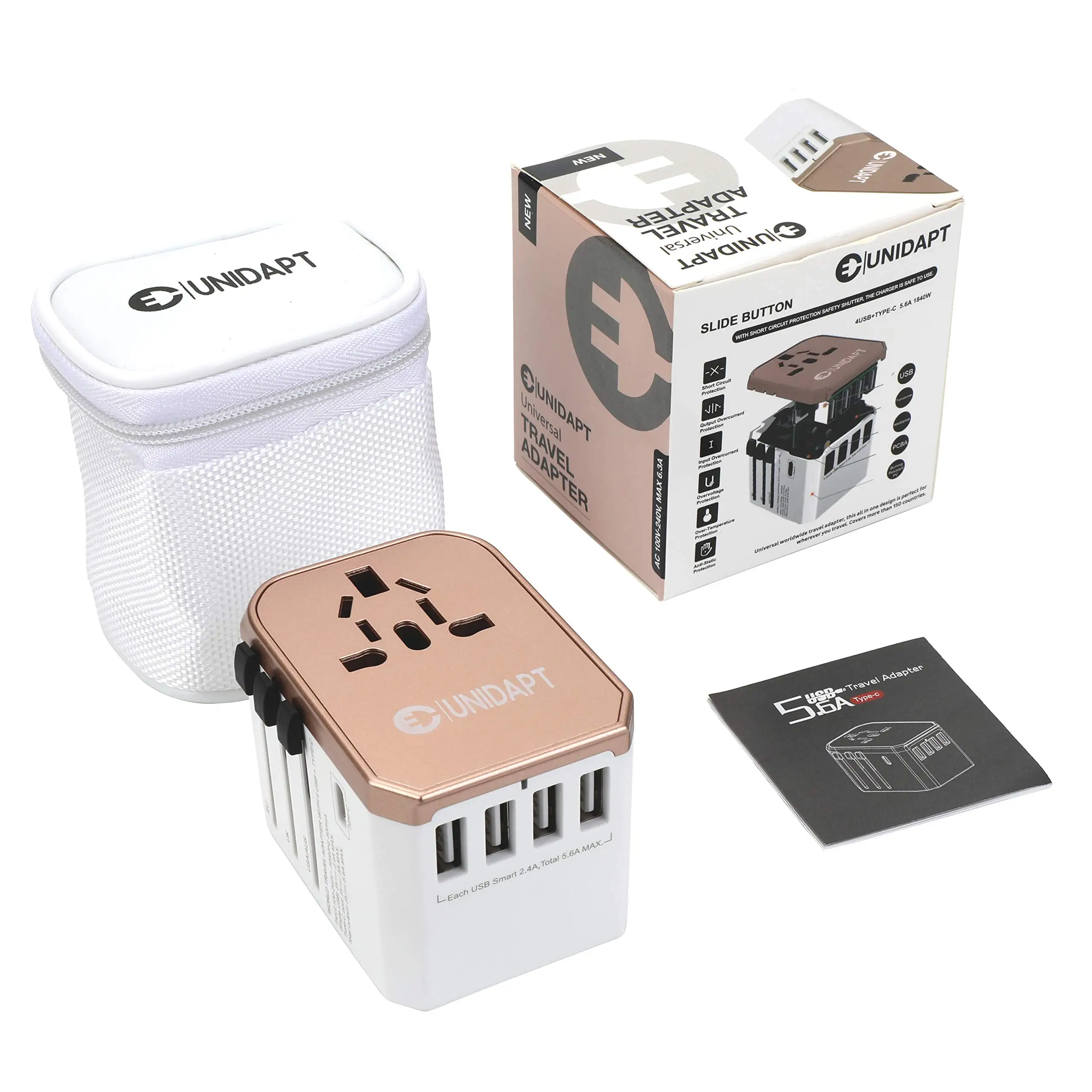Premium Quality Universal Travel Adapter Unidapt International Plug