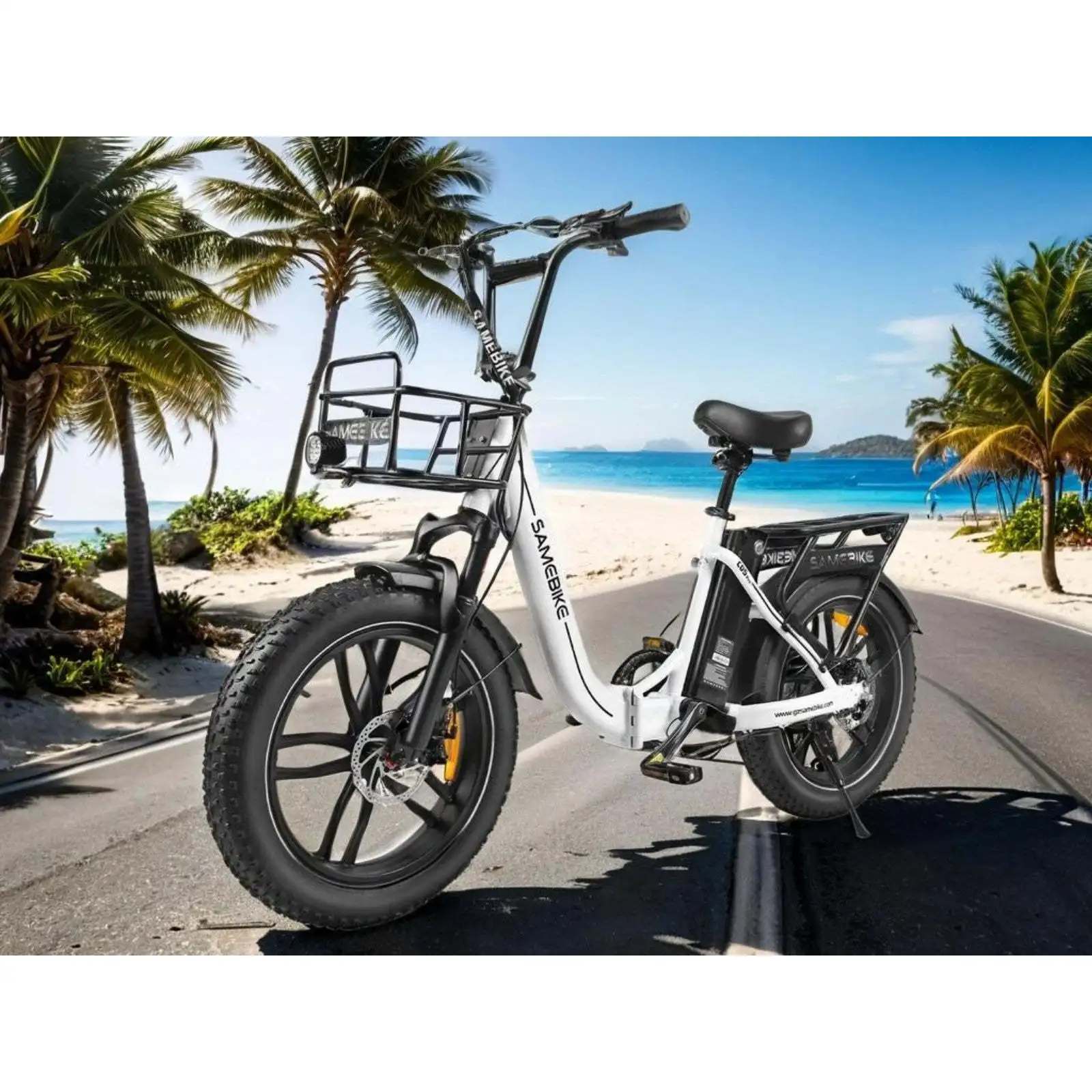C05 Pro 250W Motor, 15Ah Akkukapazität, 14-Zoll-Falt-Elektro-Citybike mit Fatbike-Reifen, Tiefeinsteiger-Elektro-Faltrad