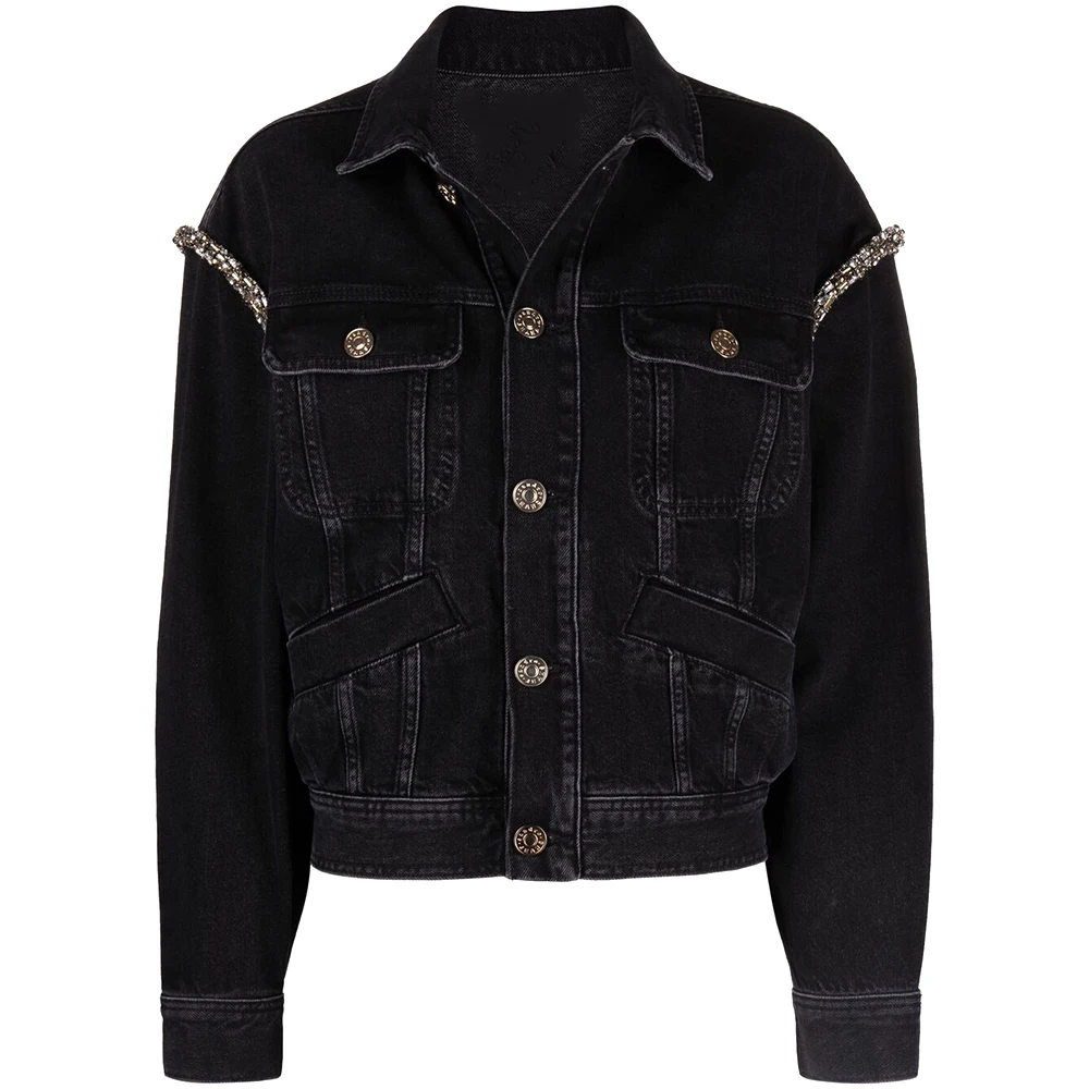 Wholesale Price low cost cheap Ladies Women's Leather Jacket Casual Jeans  with Black Color Women's High Quality Made in Pakistan