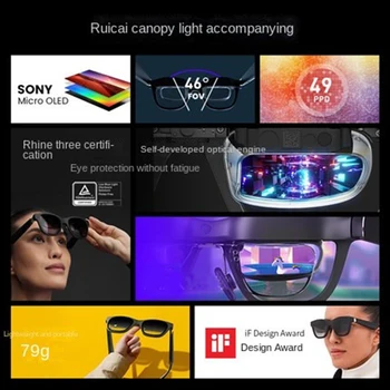 XREAL Air Nreal Air AR Smart Glasses Portable 130 Inches Space Giant Screen 1080p Viewing Mobile Computer 3D HD Private Cinema detail image
