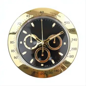big nordic unique 3d art design Watch Clock metal gold large color modern home decor luxury wrist wall Clocks relojes horloge