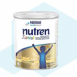 NestleNutren Junior Complete Nutrition Formula for Children 850g Vanilla Fiber Flavor 24 Count Bottles in 400g Lata Packaged Box