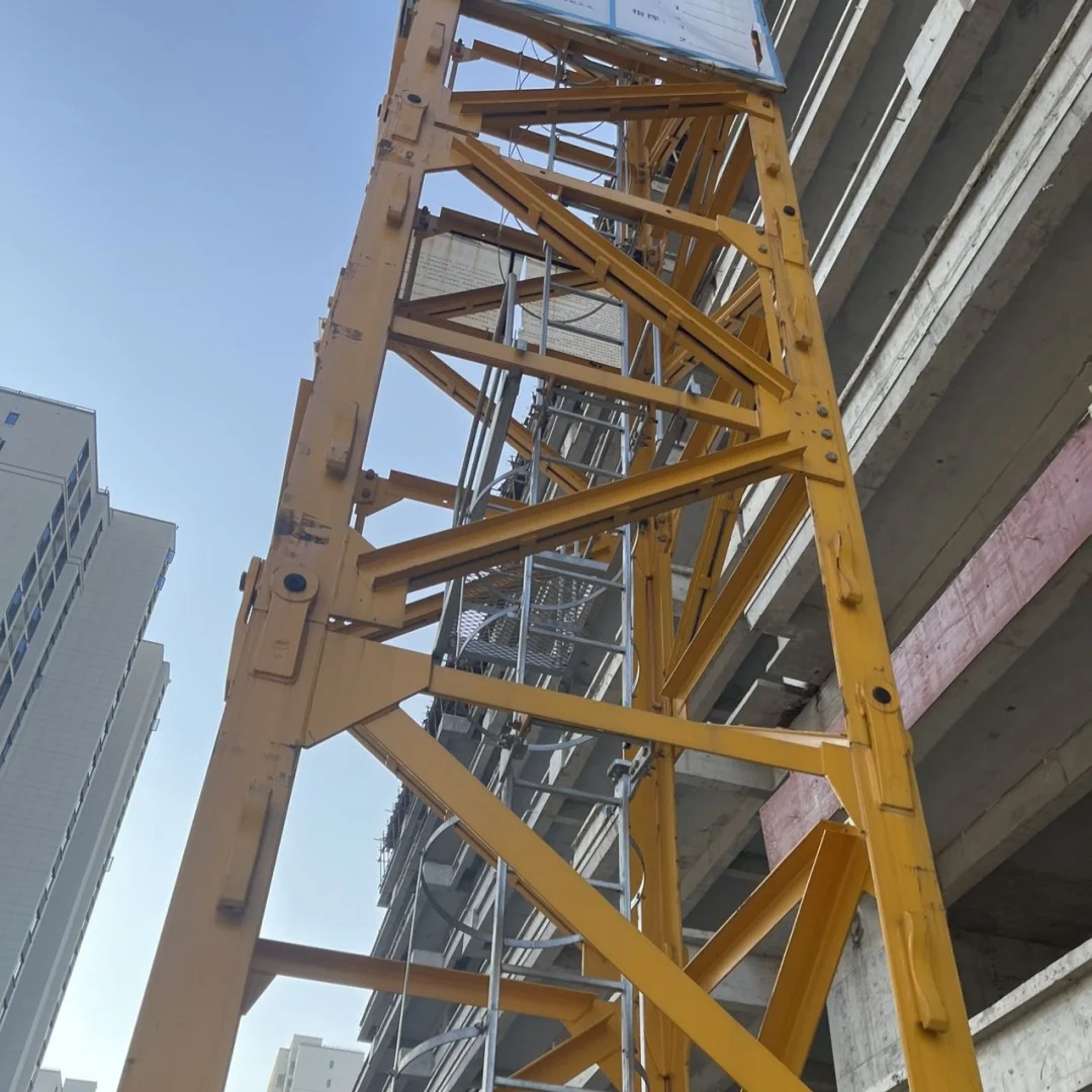 Used Tower Crane China Brand Zoomlion701510e 10 Tons Tower Crane Construction For Hot Sale
