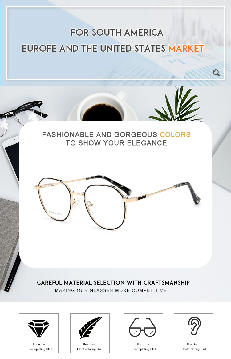 Luxury Eeyeglasses Frames Glasses Frames Without Lenses Wholesale